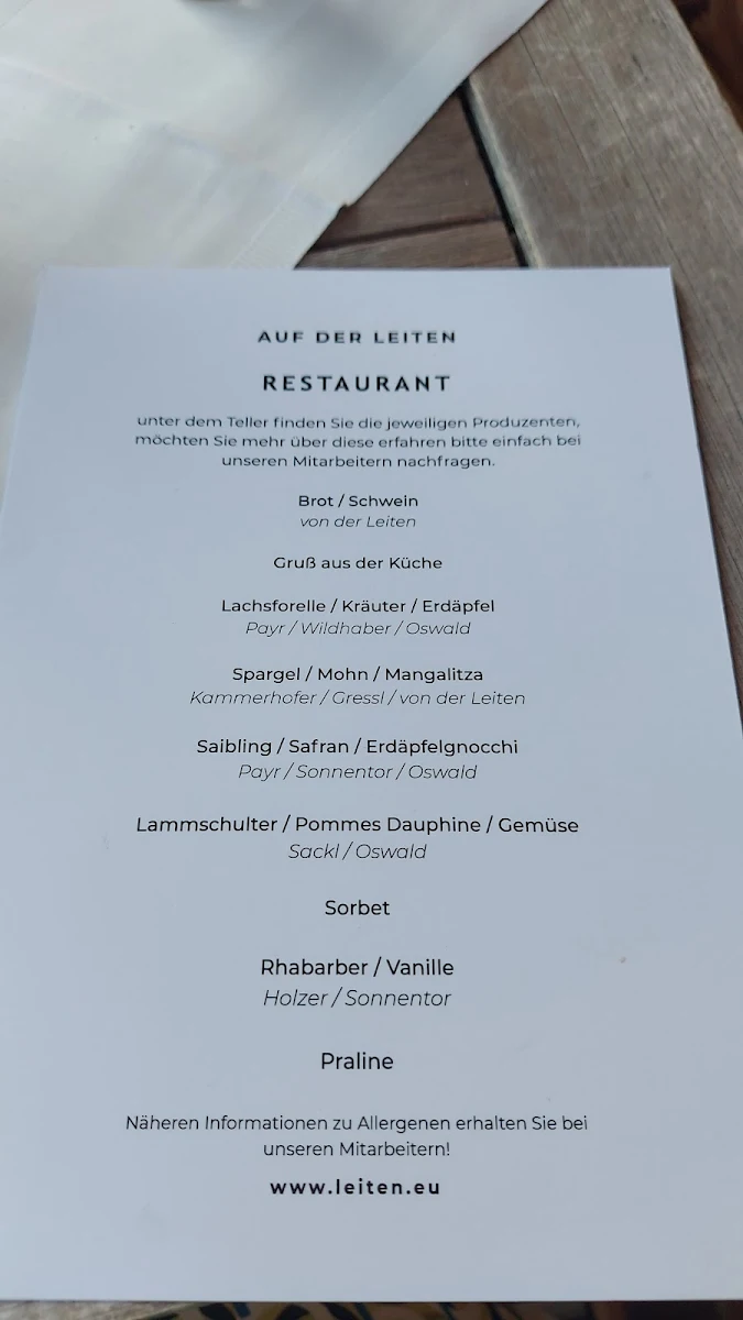 Speisekarte photo 2