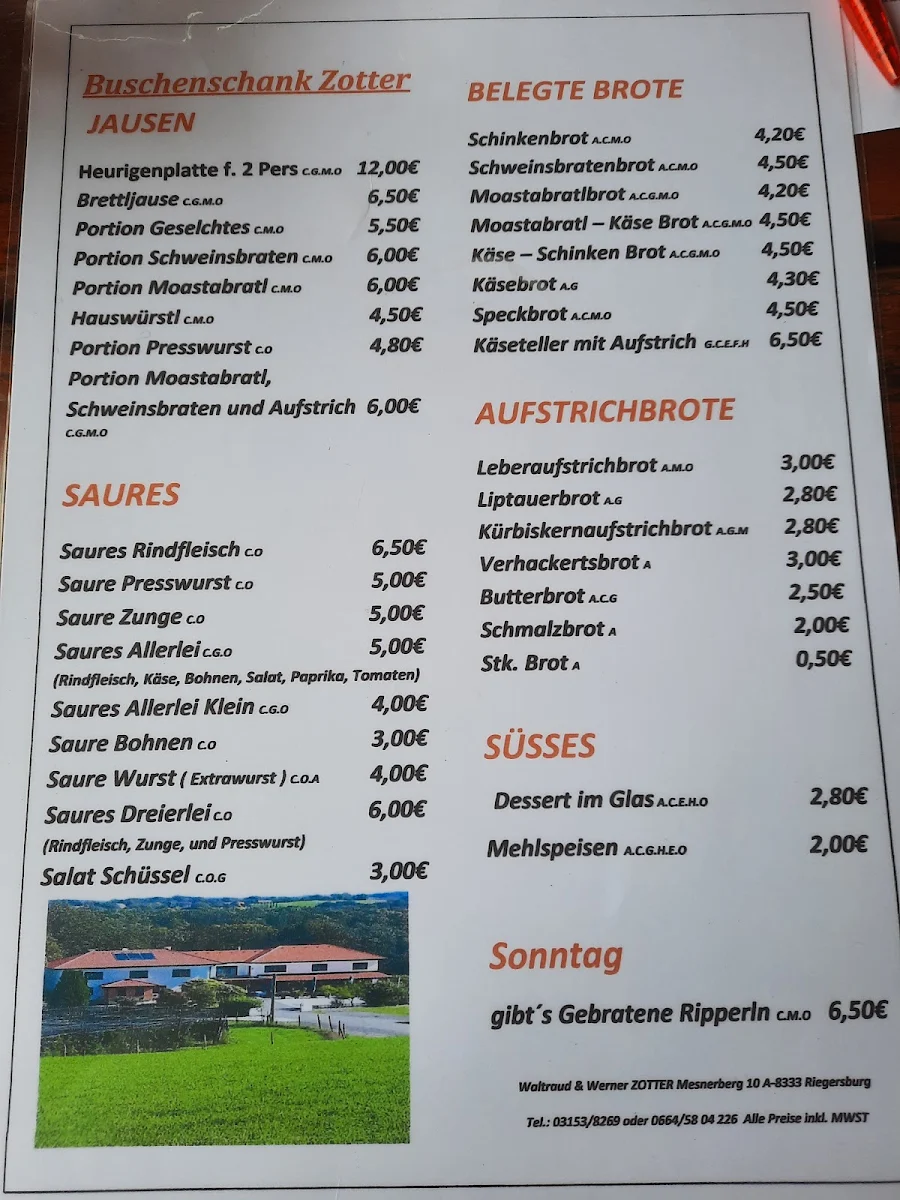 Speisekarte photo 5