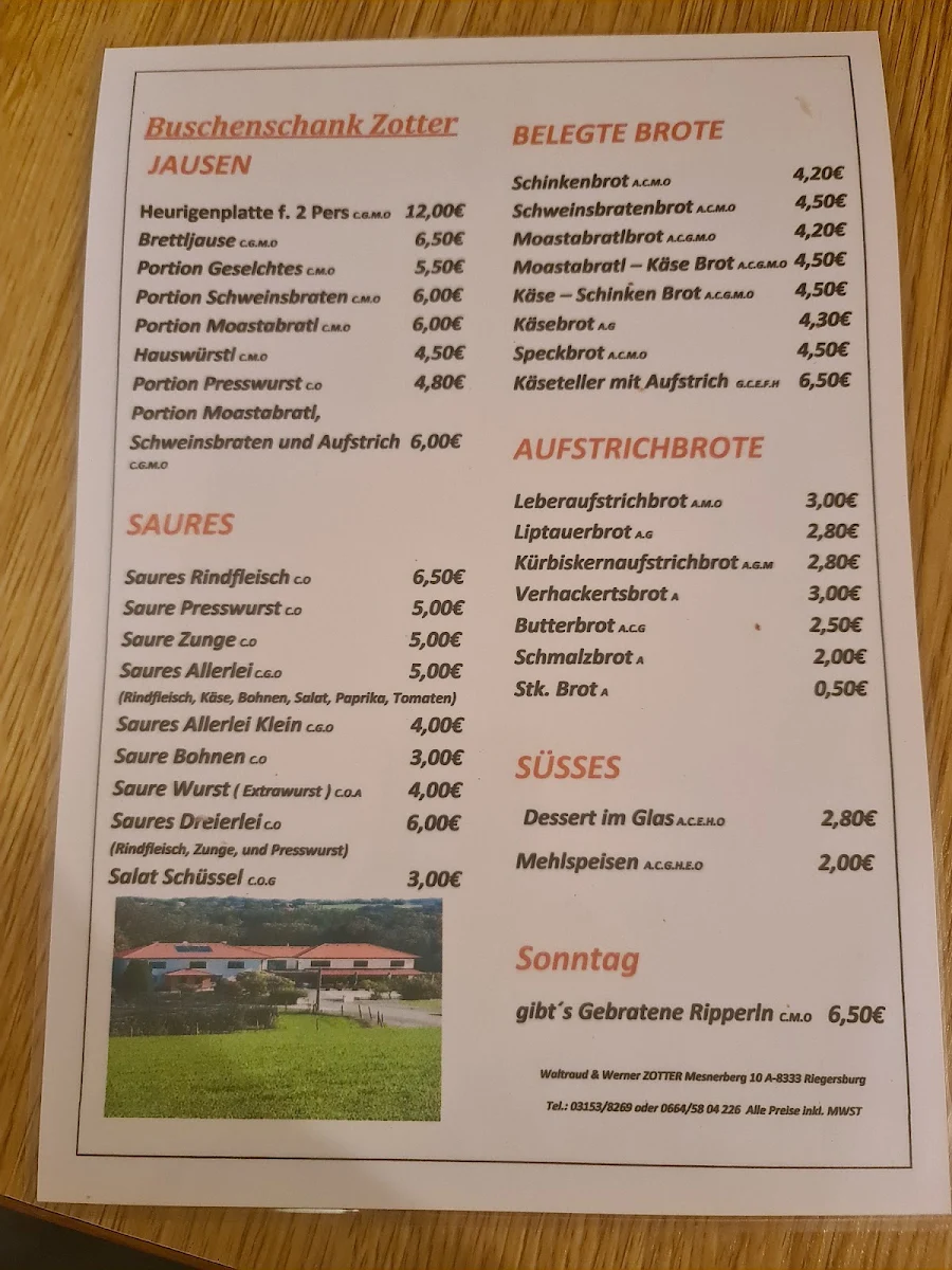 Speisekarte photo 8