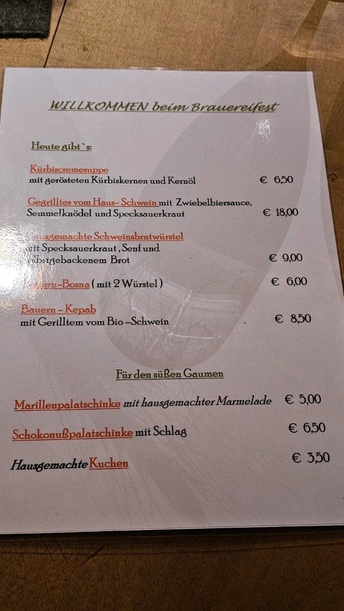 Speisekarte photo 2