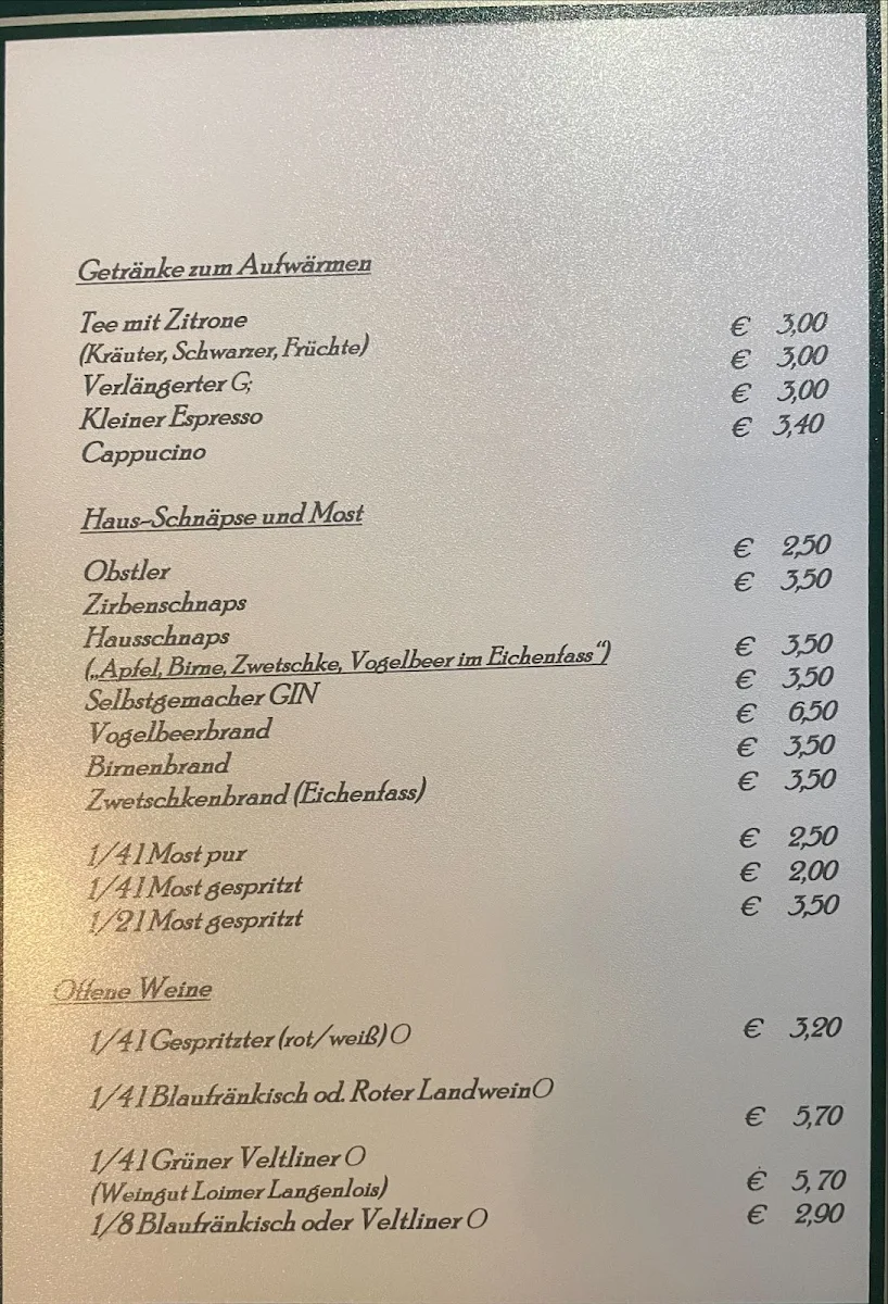 Speisekarte photo 4