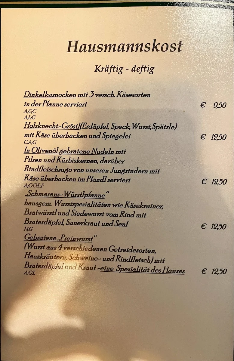 Speisekarte photo 8