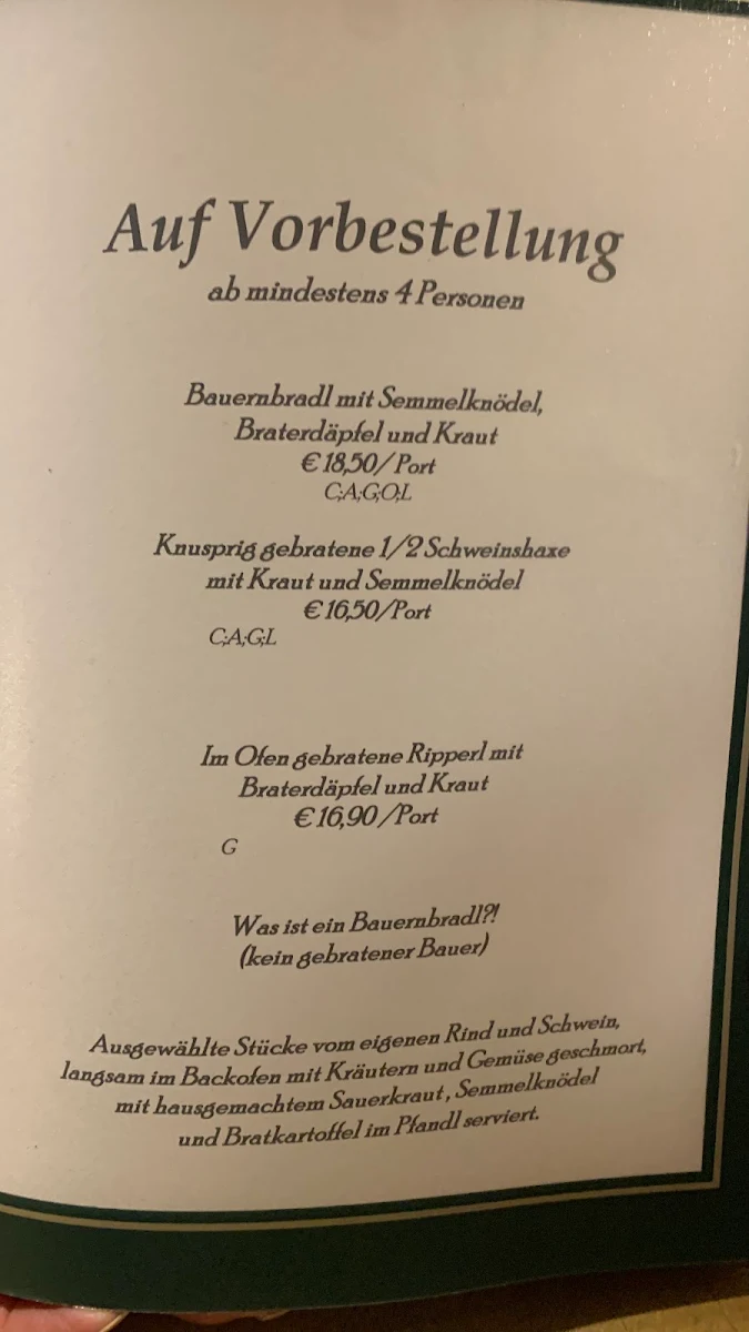 Speisekarte photo 9