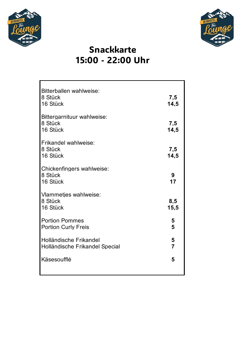 Speisekarte photo 4