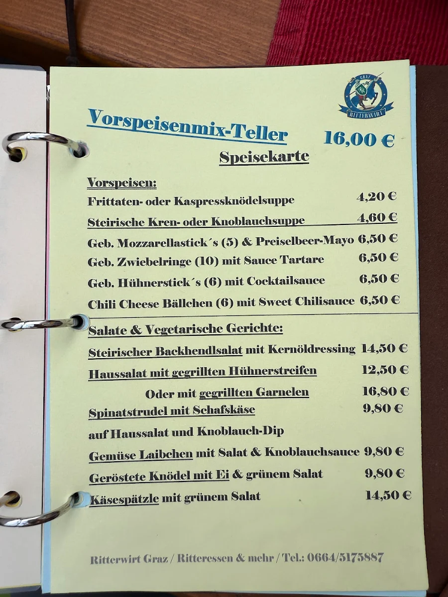 Speisekarte photo 1