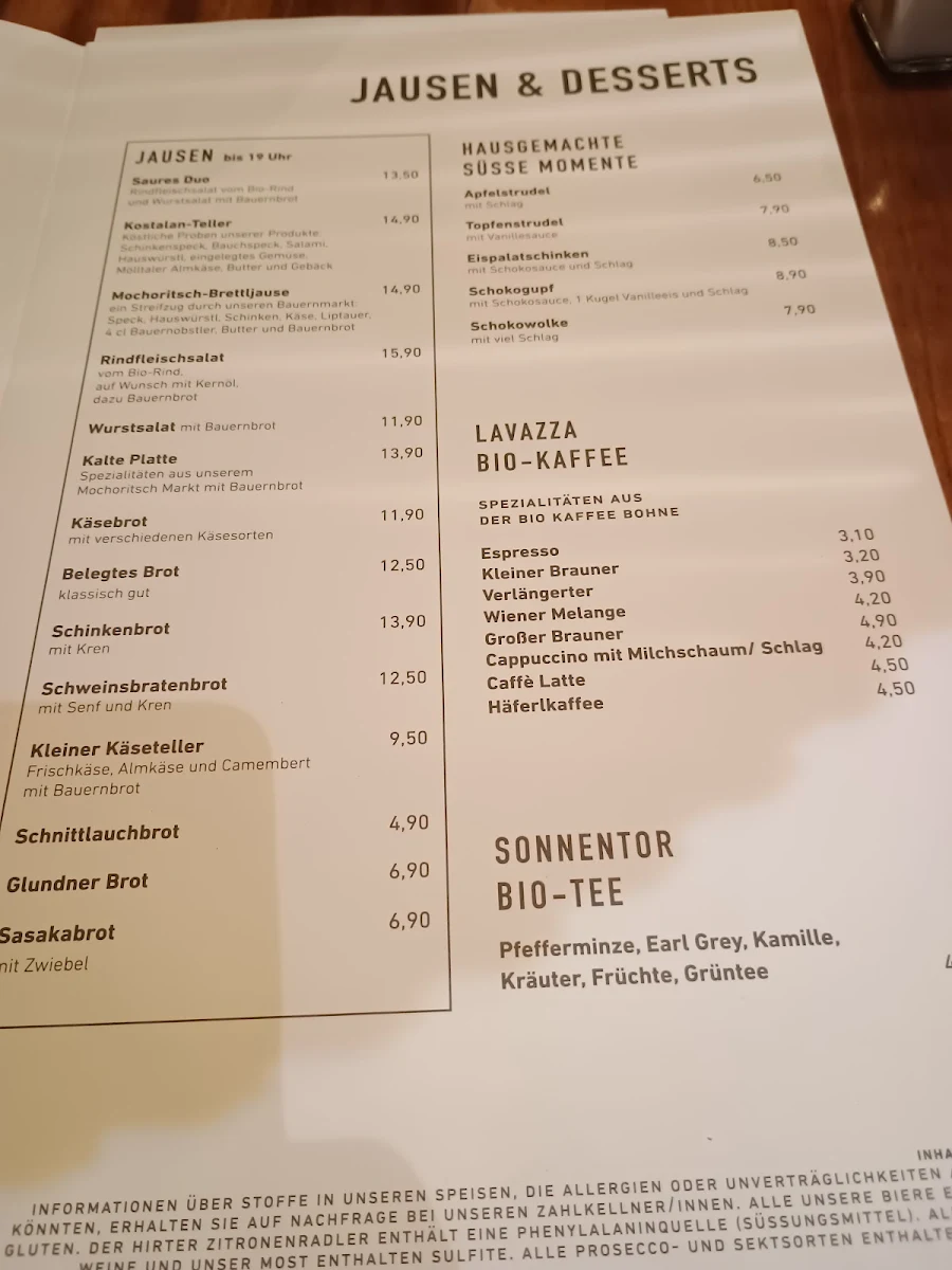 Speisekarte photo 3