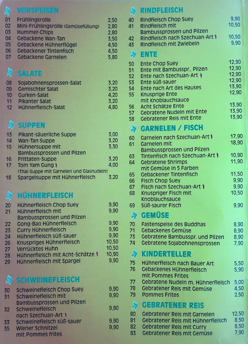 Speisekarte photo 1