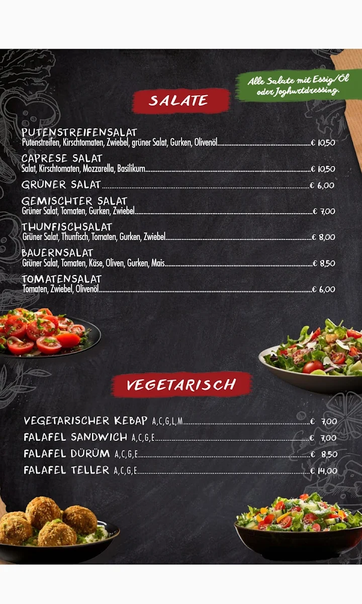 Speisekarte photo 2