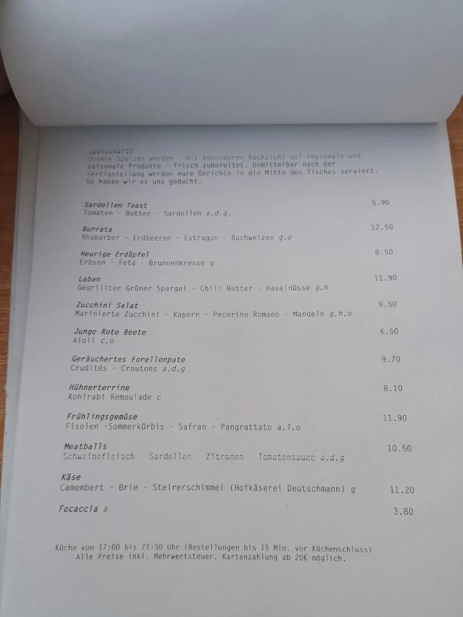 Speisekarte photo 6
