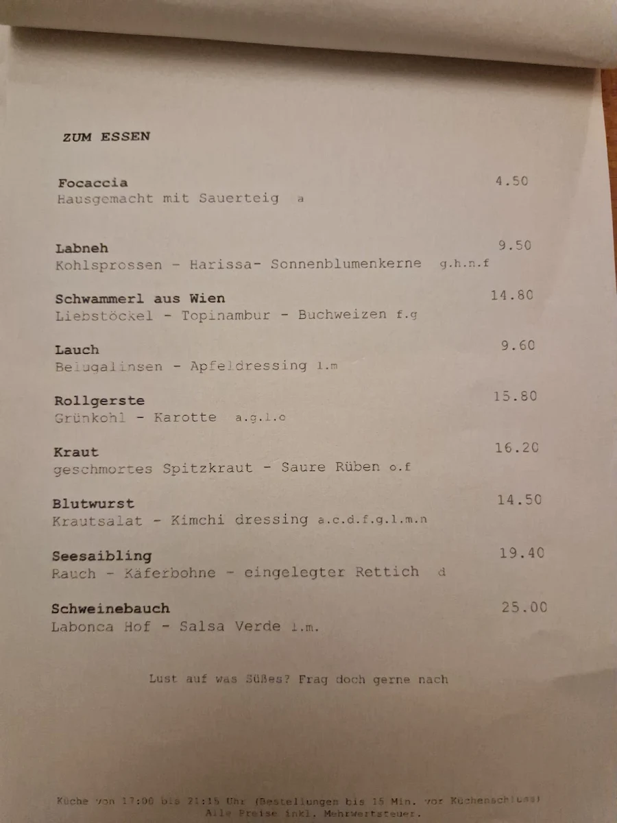Speisekarte photo 9
