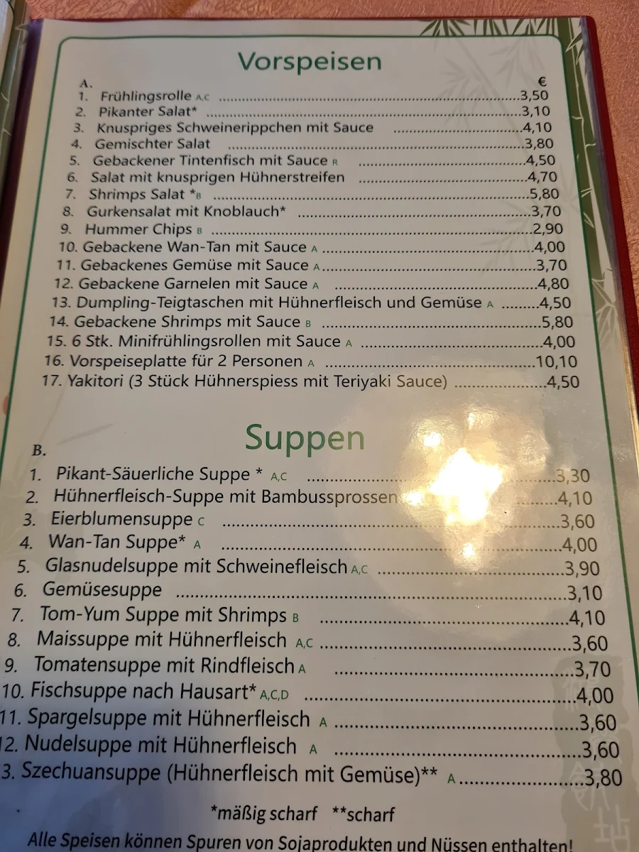 Speisekarte photo 2
