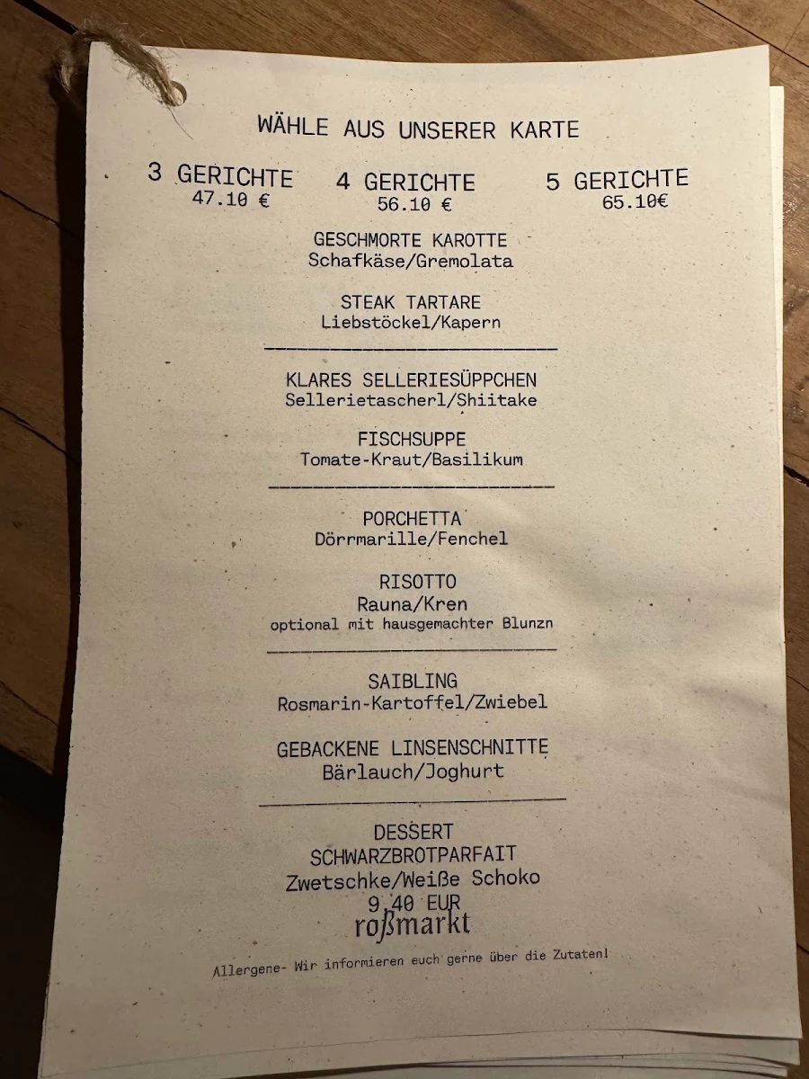Speisekarte photo 2