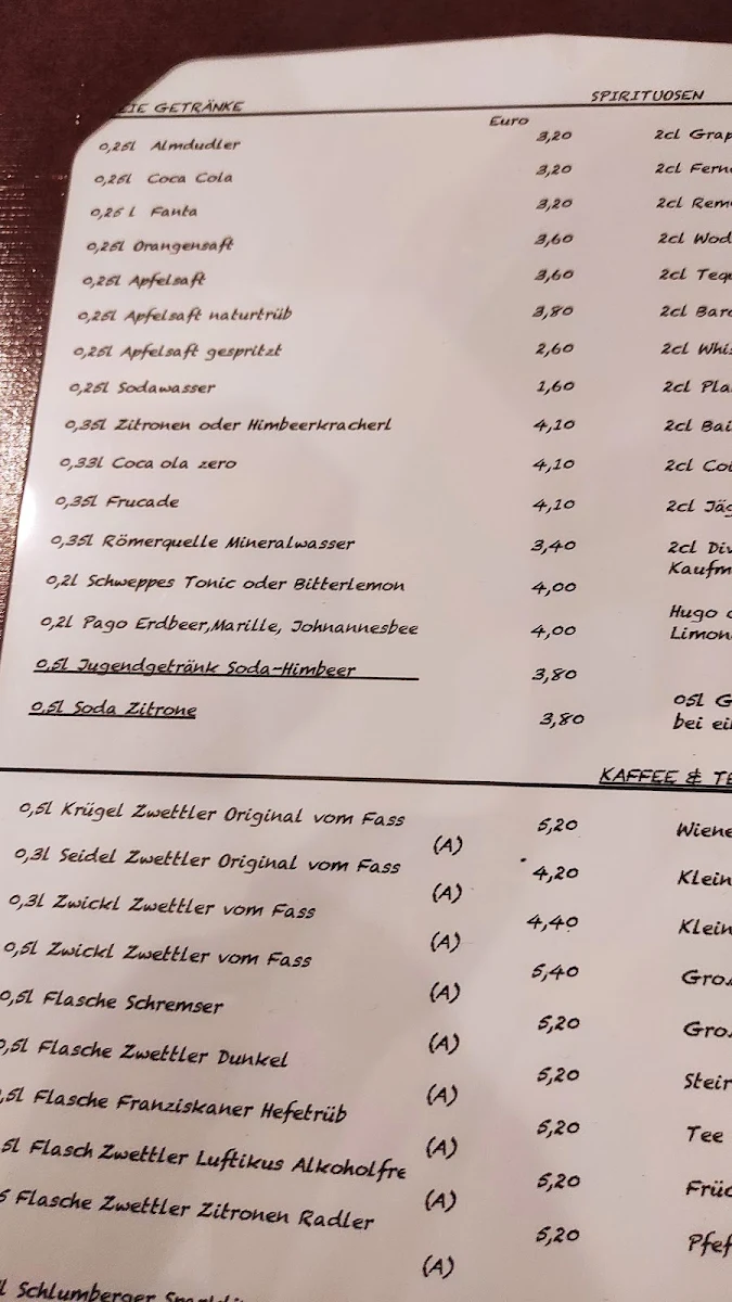 Speisekarte photo 5