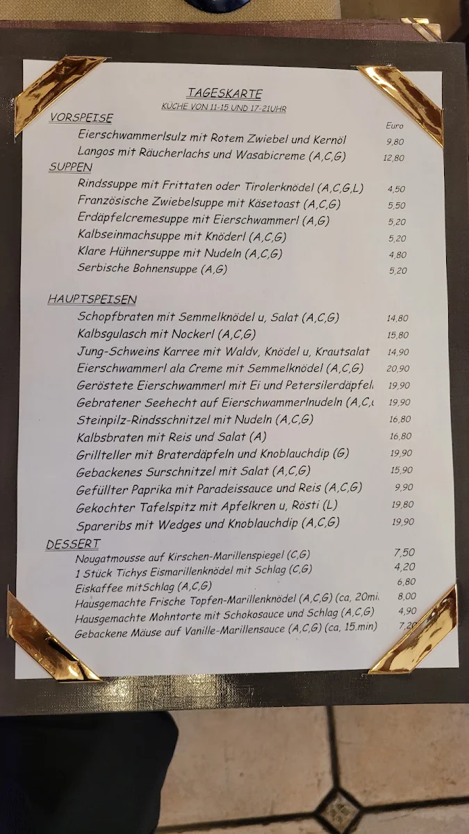 Speisekarte photo 6