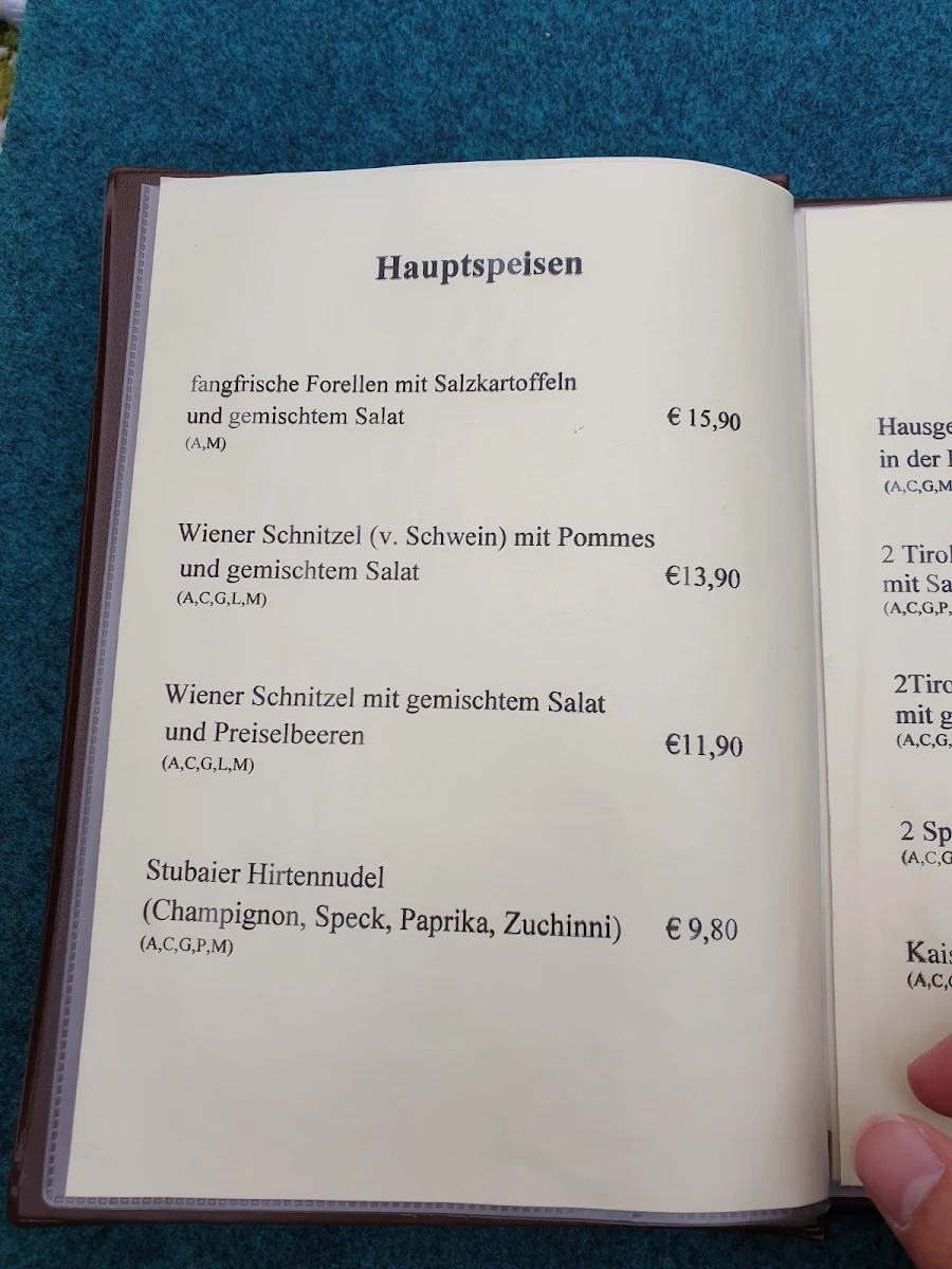 Speisekarte photo 3