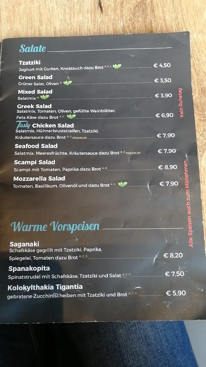 Speisekarte photo 6