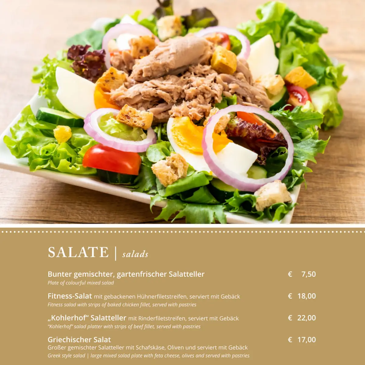Speisekarte photo 5