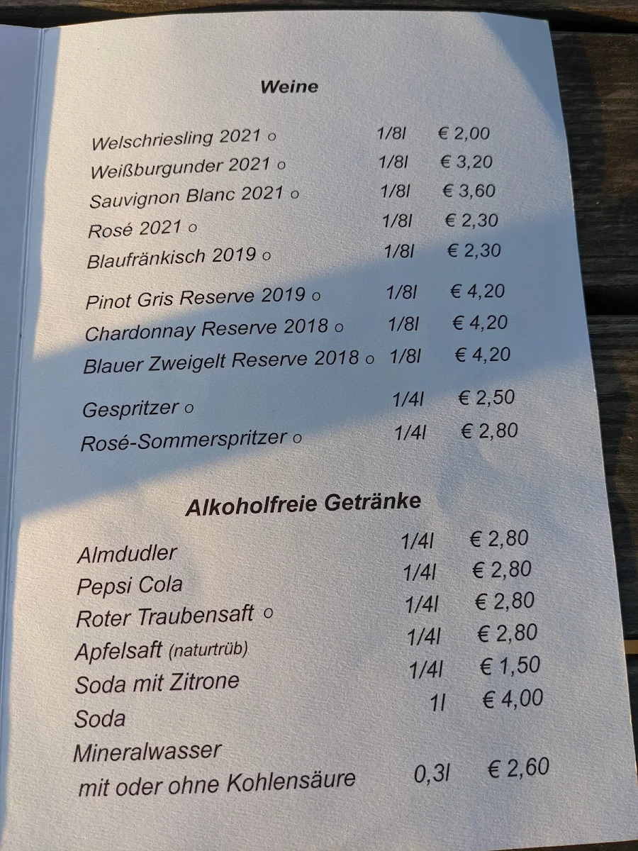 Speisekarte photo 2