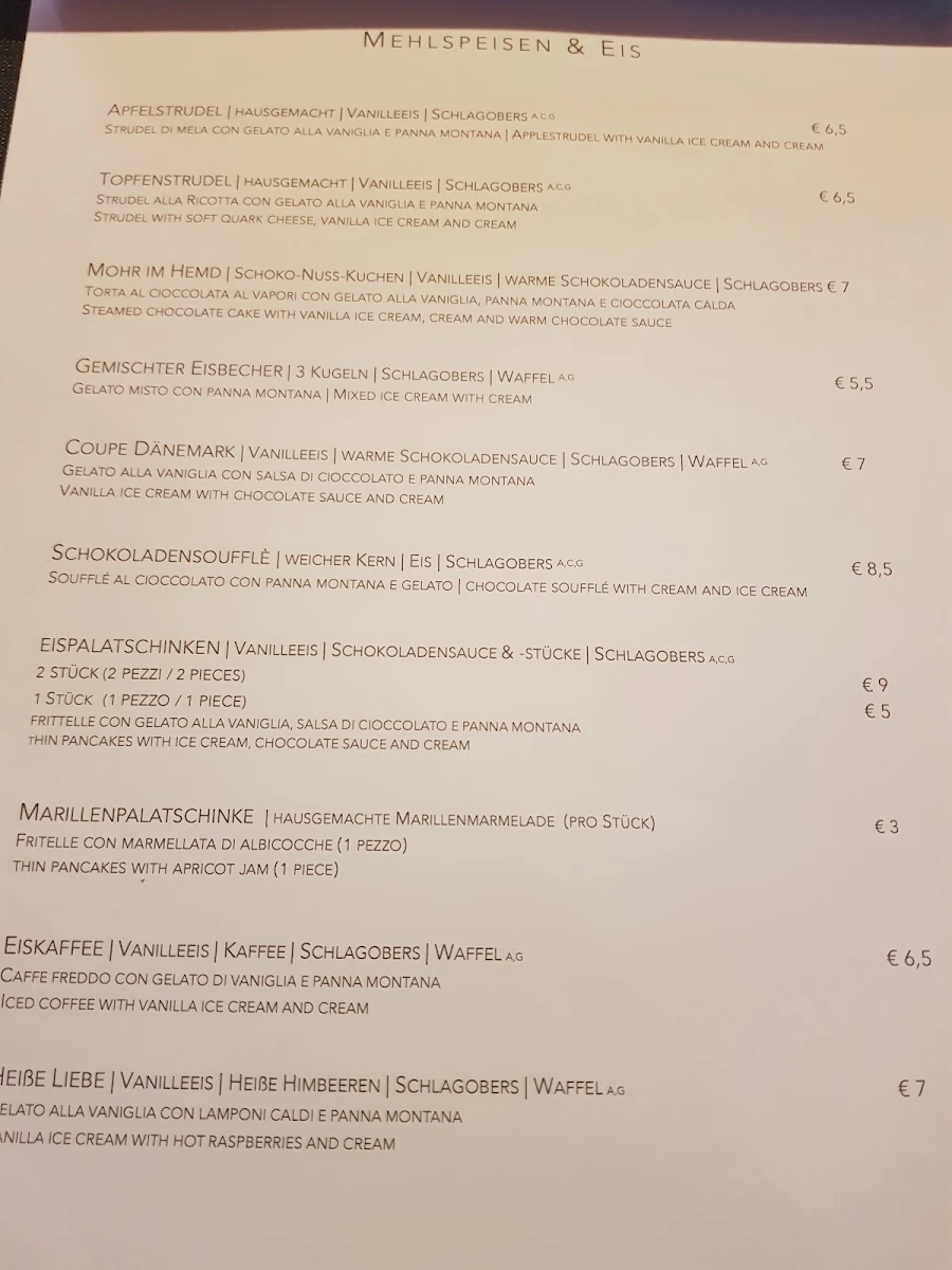 Speisekarte photo 1