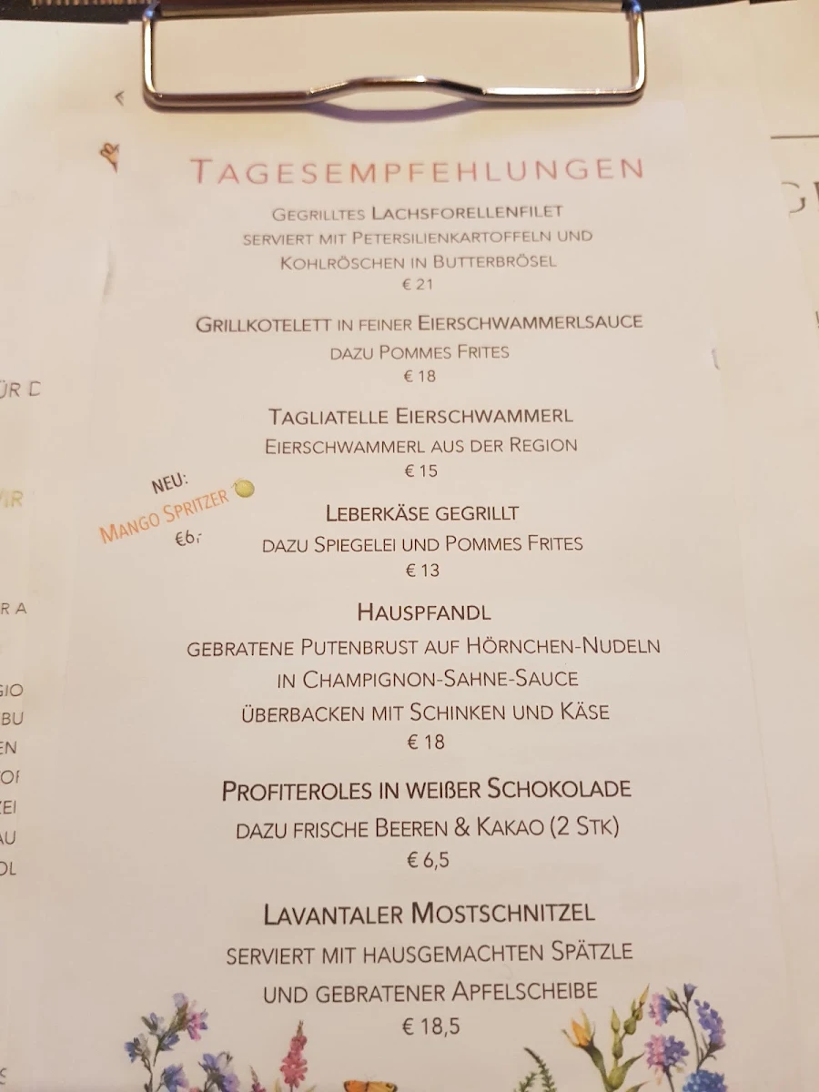 Speisekarte photo 4