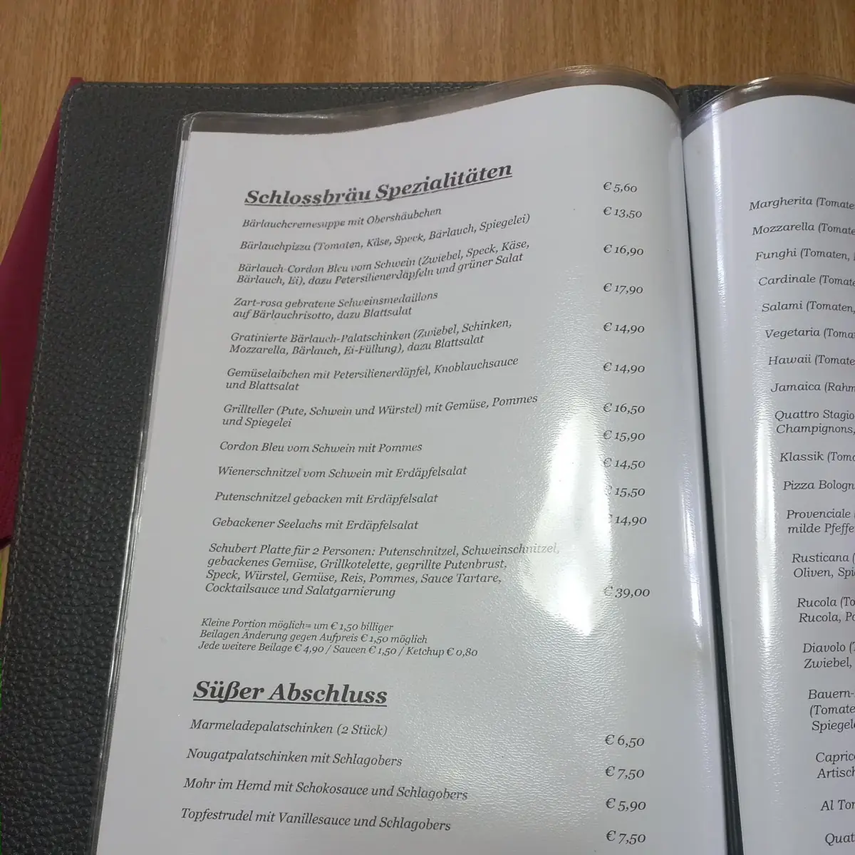 Speisekarte photo 1