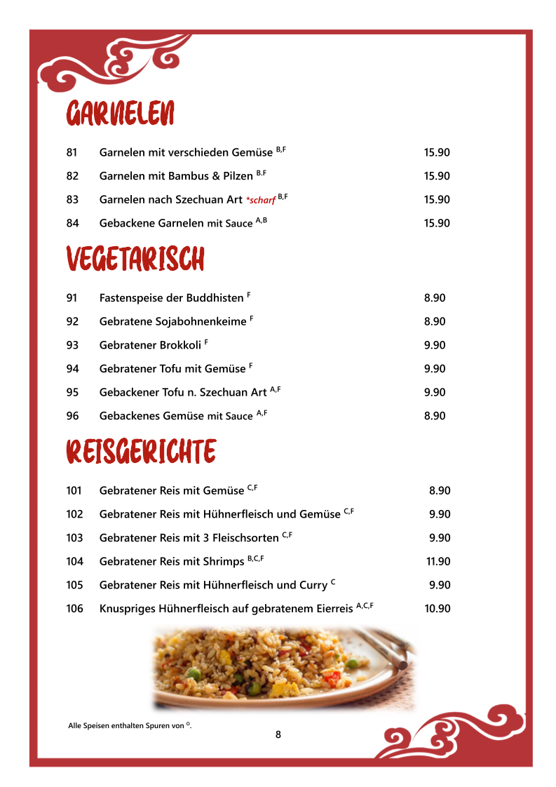 Speisekarte photo 3