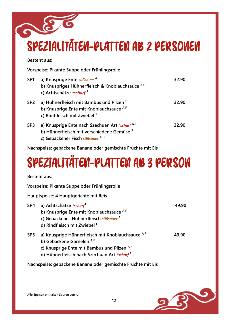 Speisekarte photo 5