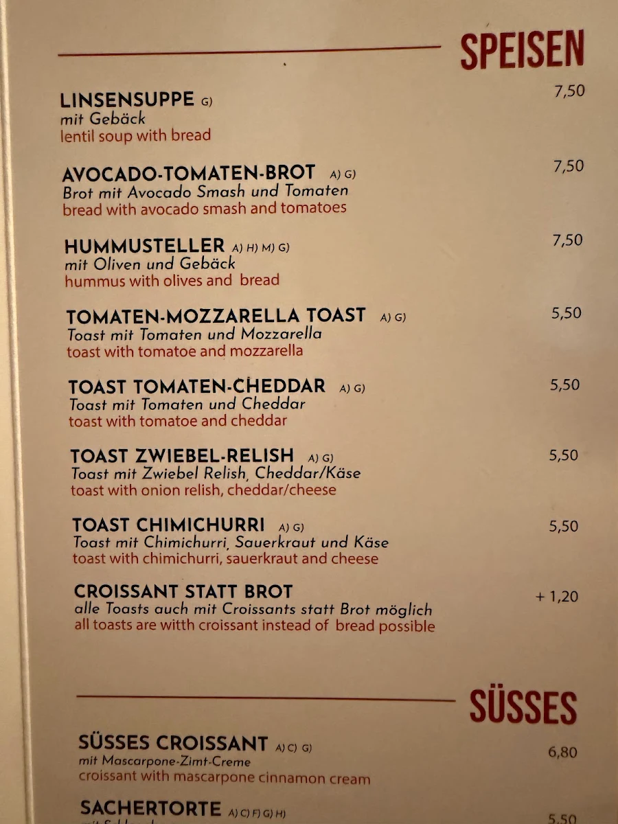 Speisekarte photo 1