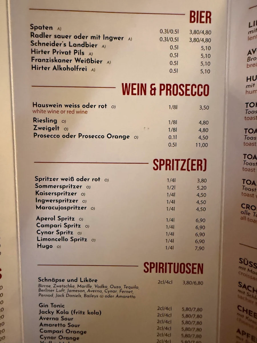 Speisekarte photo 4