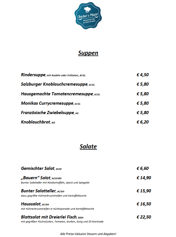 Speisekarte photo 8