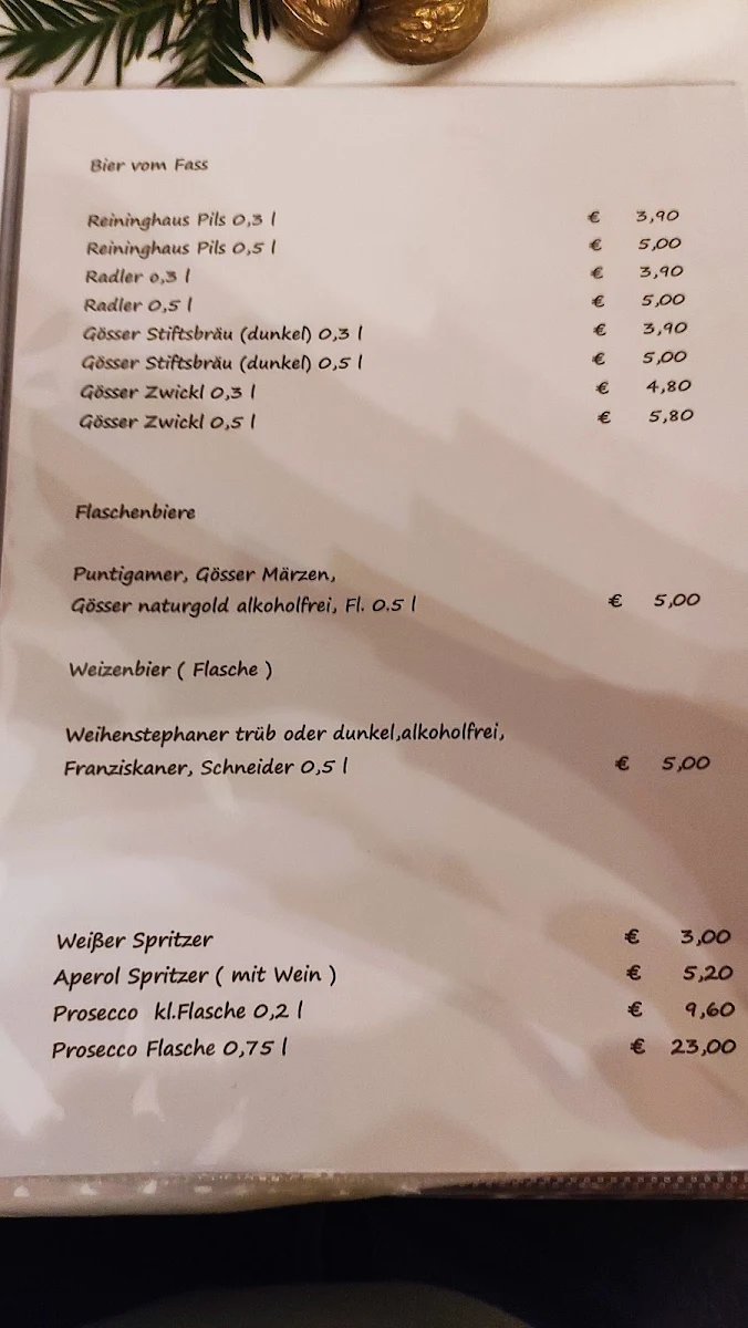 Speisekarte photo 2