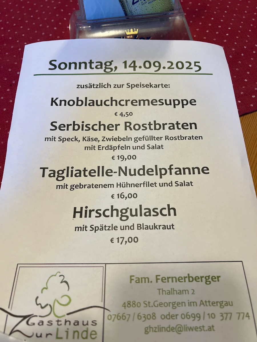 Speisekarte photo 1