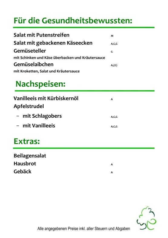 Speisekarte photo 9