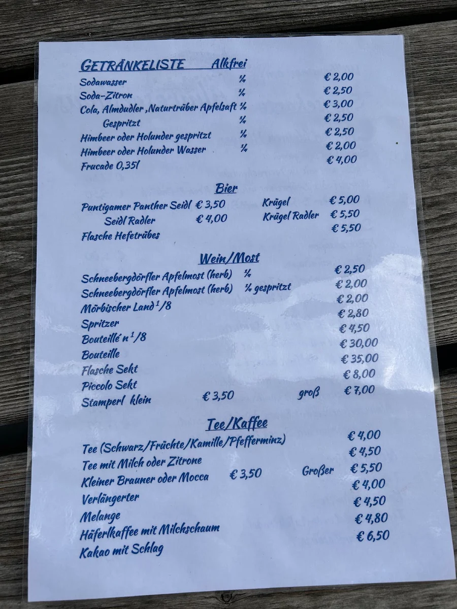 Speisekarte photo 2