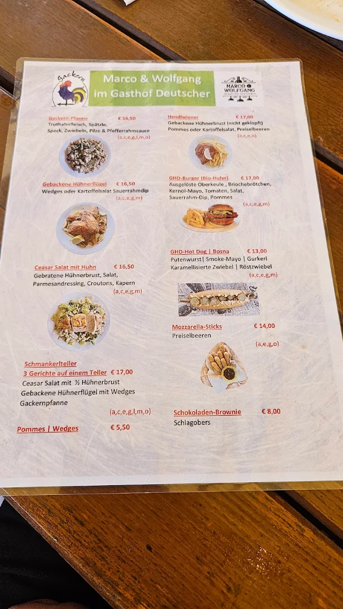 Speisekarte photo 2