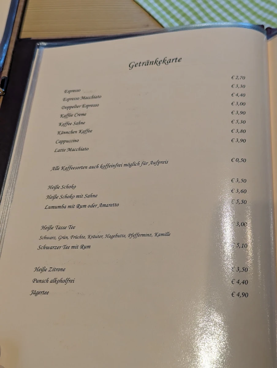 Speisekarte photo 6