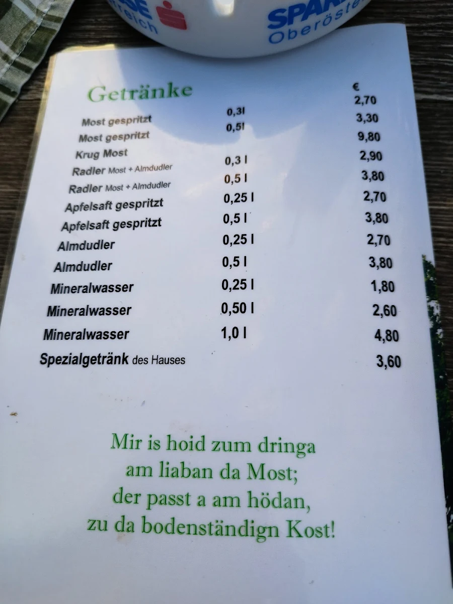 Speisekarte photo 1