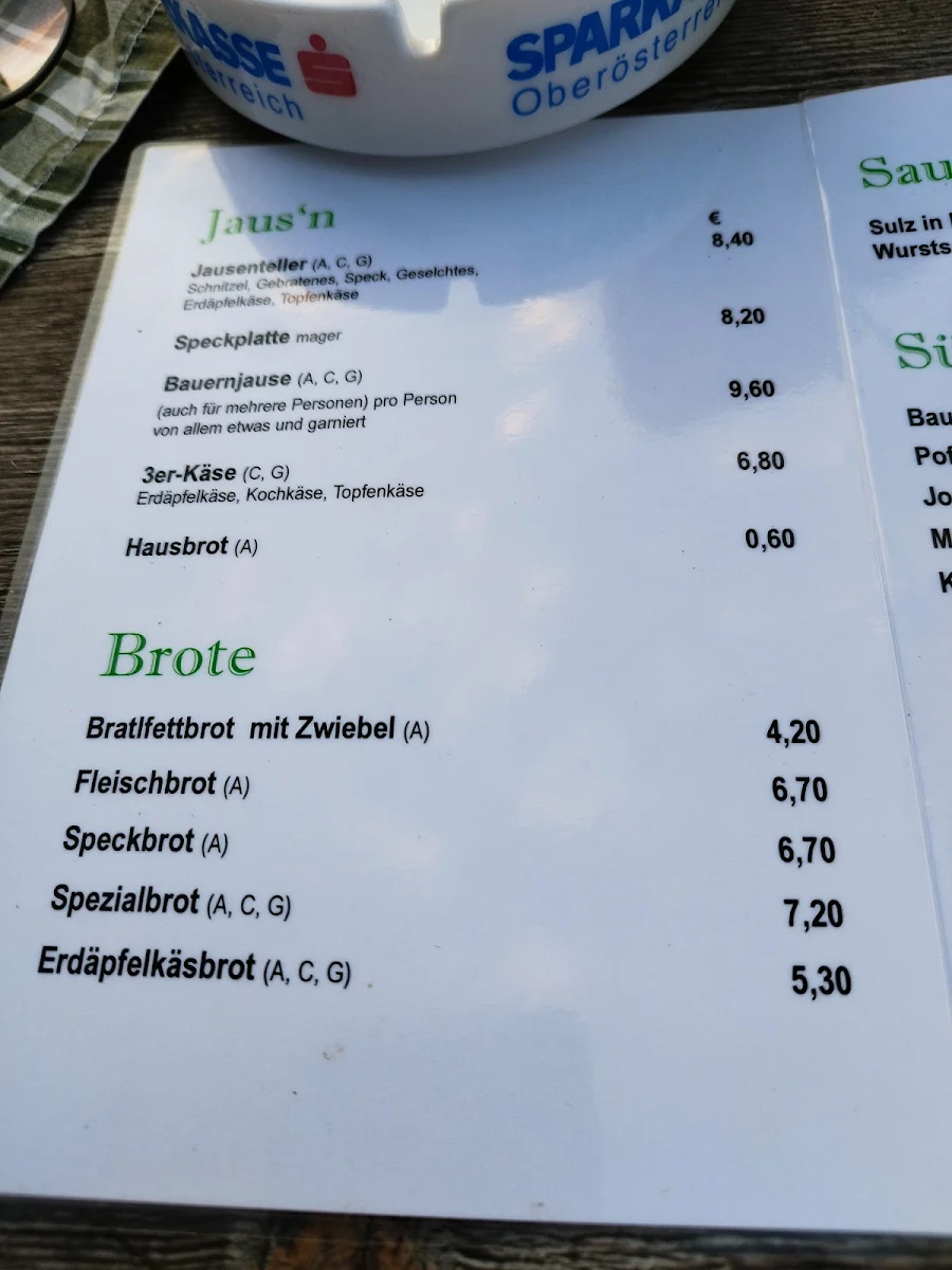 Speisekarte photo 2
