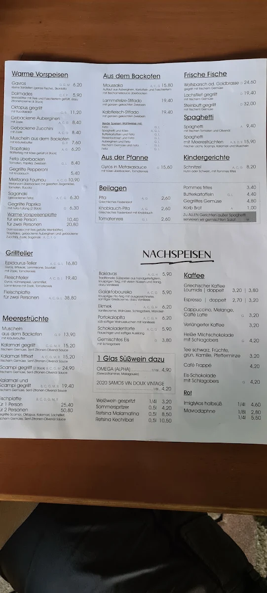 Speisekarte photo 5