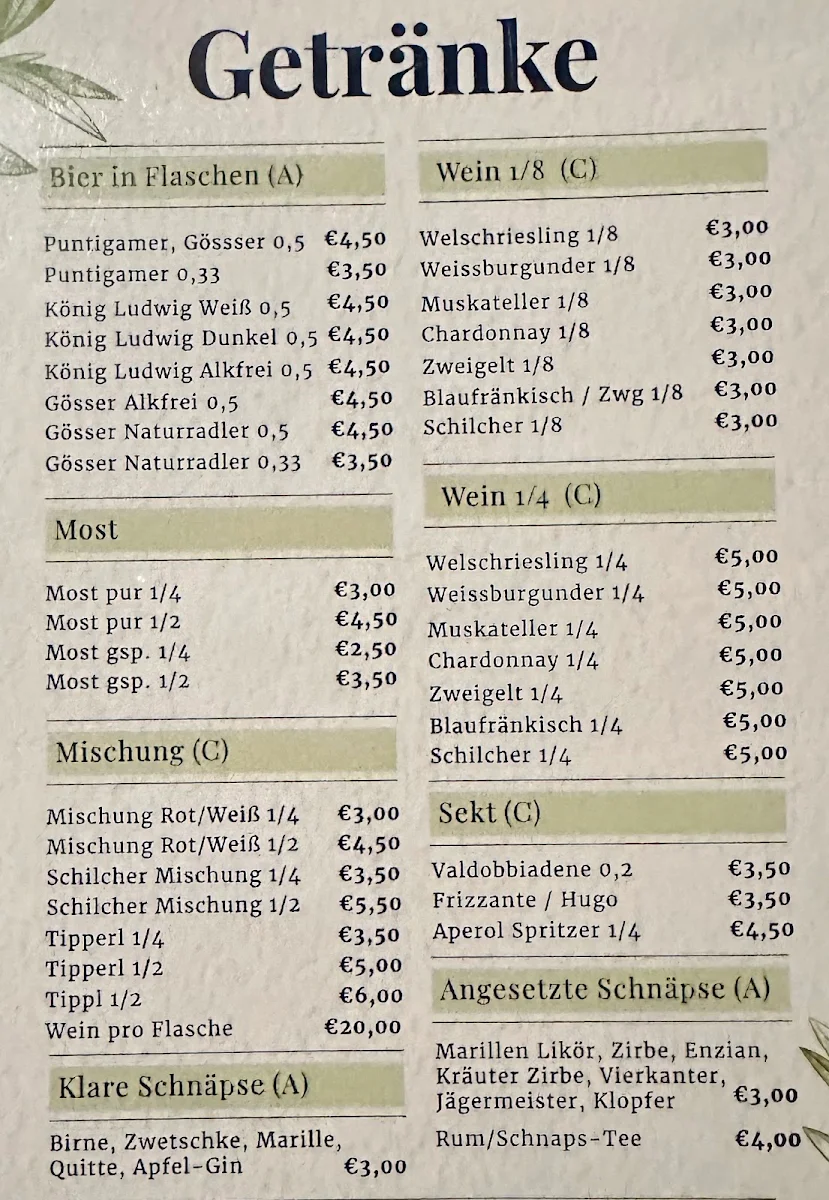 Speisekarte photo 1