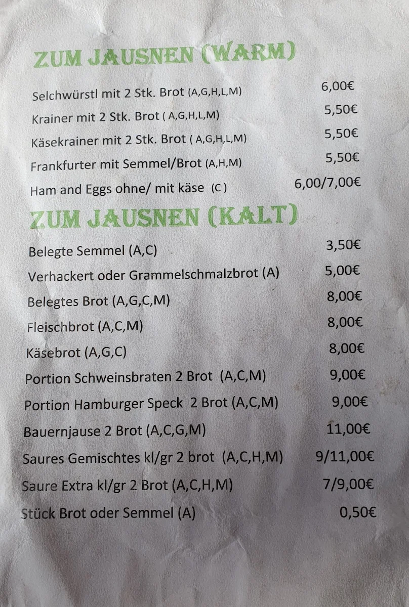 Speisekarte photo 4