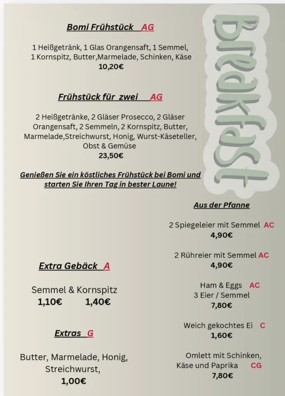 Speisekarte photo 2
