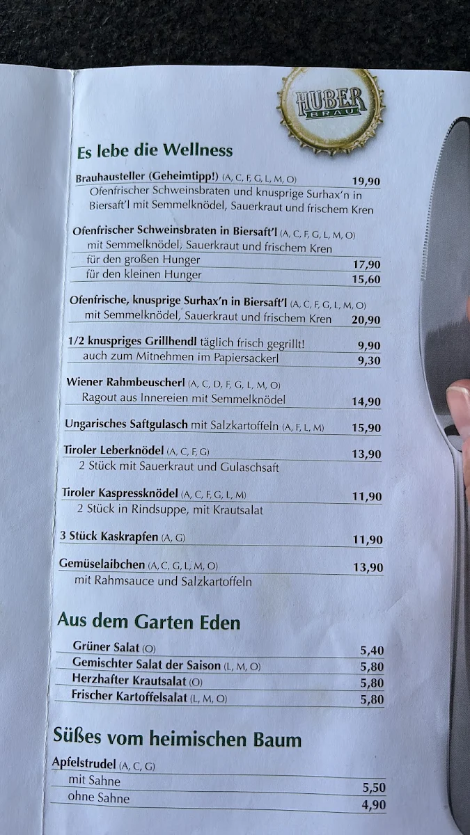 Speisekarte photo 2