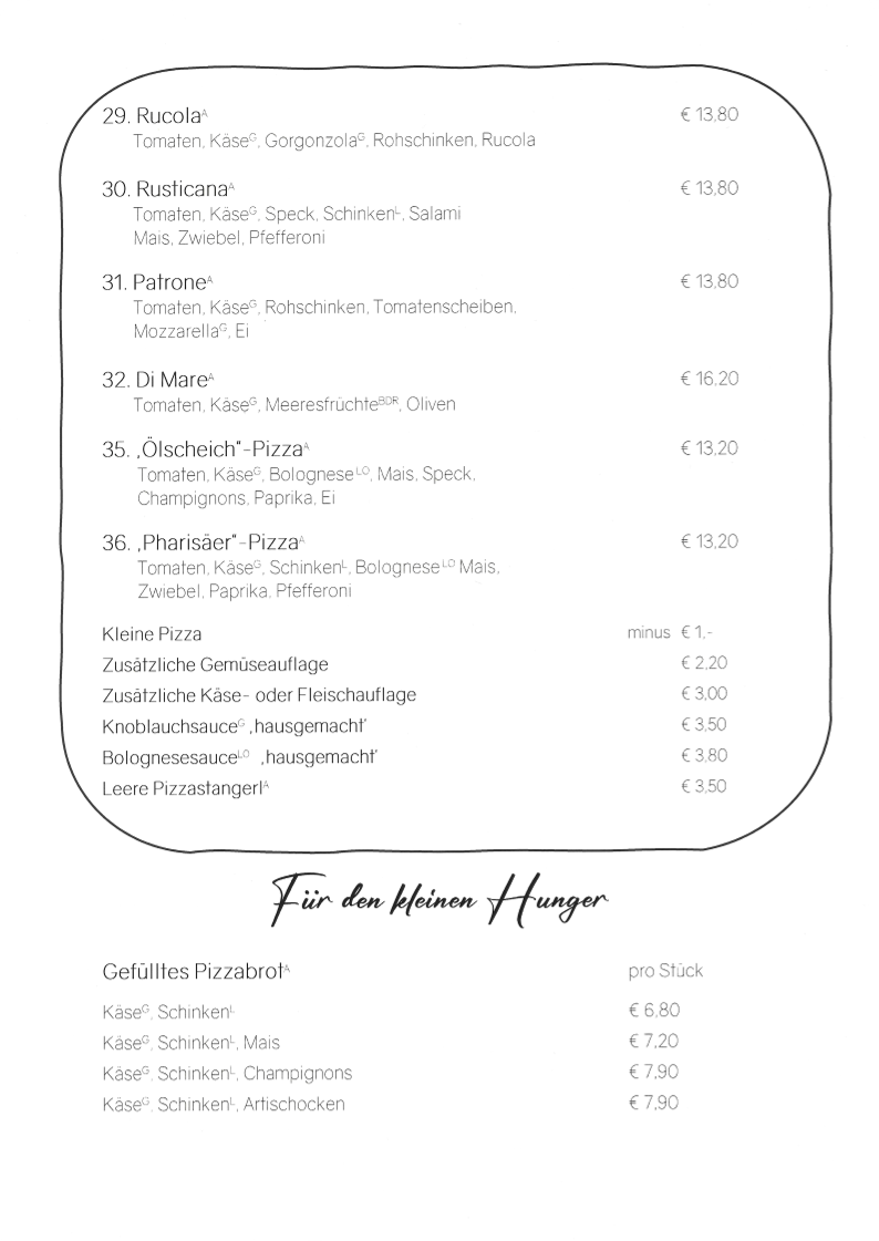 Speisekarte photo 2