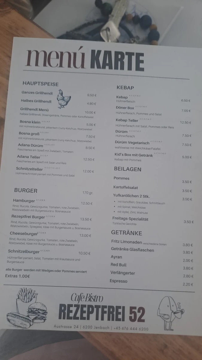 Speisekarte photo 3
