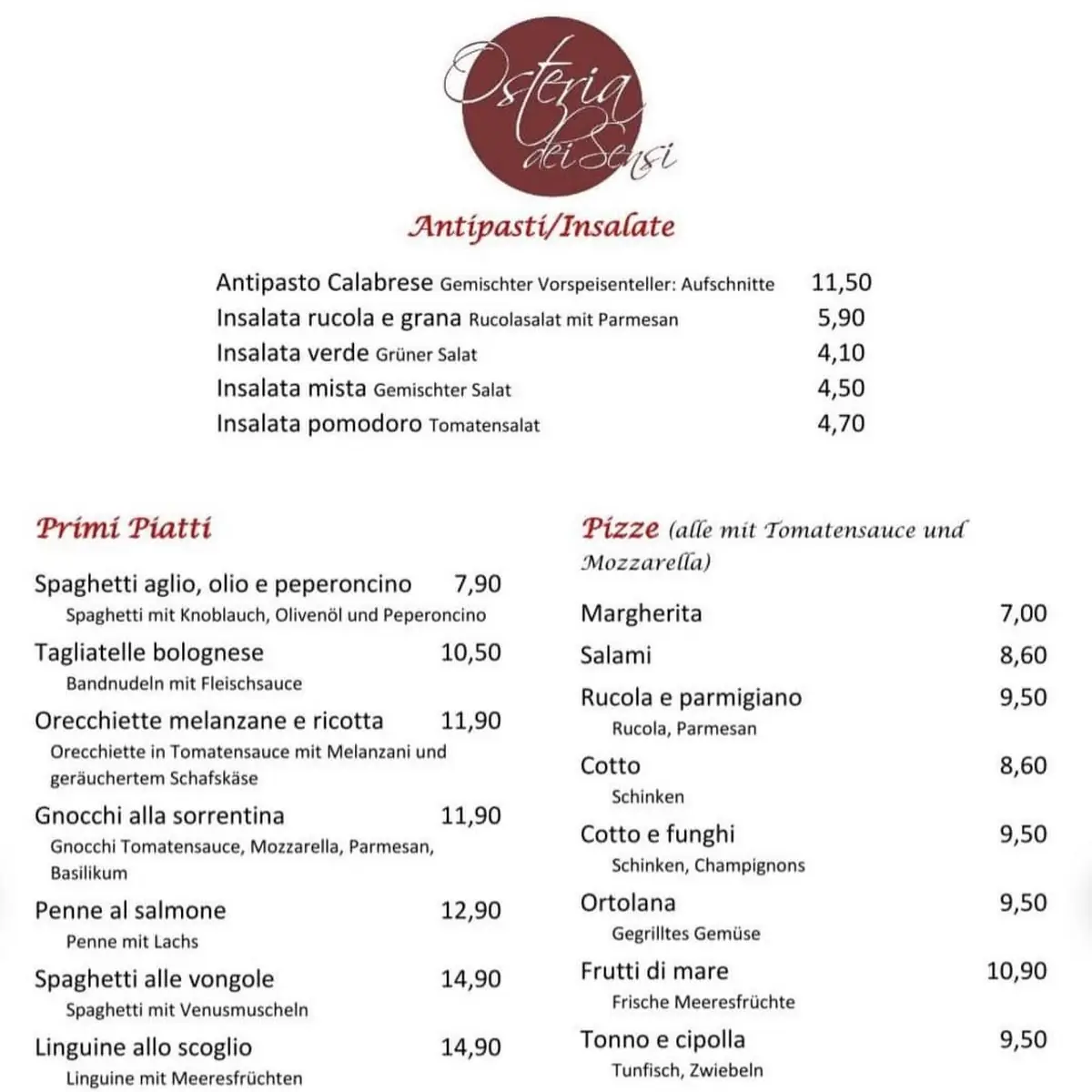 Speisekarte photo 5