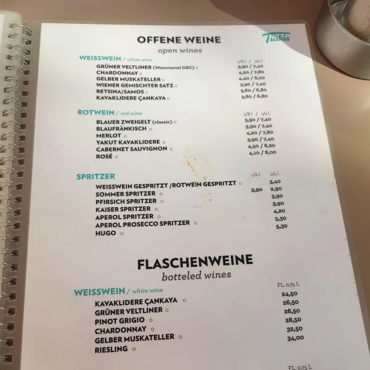 Speisekarte photo 8