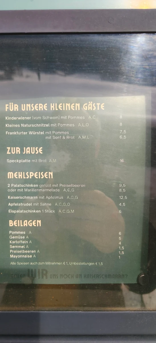 Speisekarte photo 2