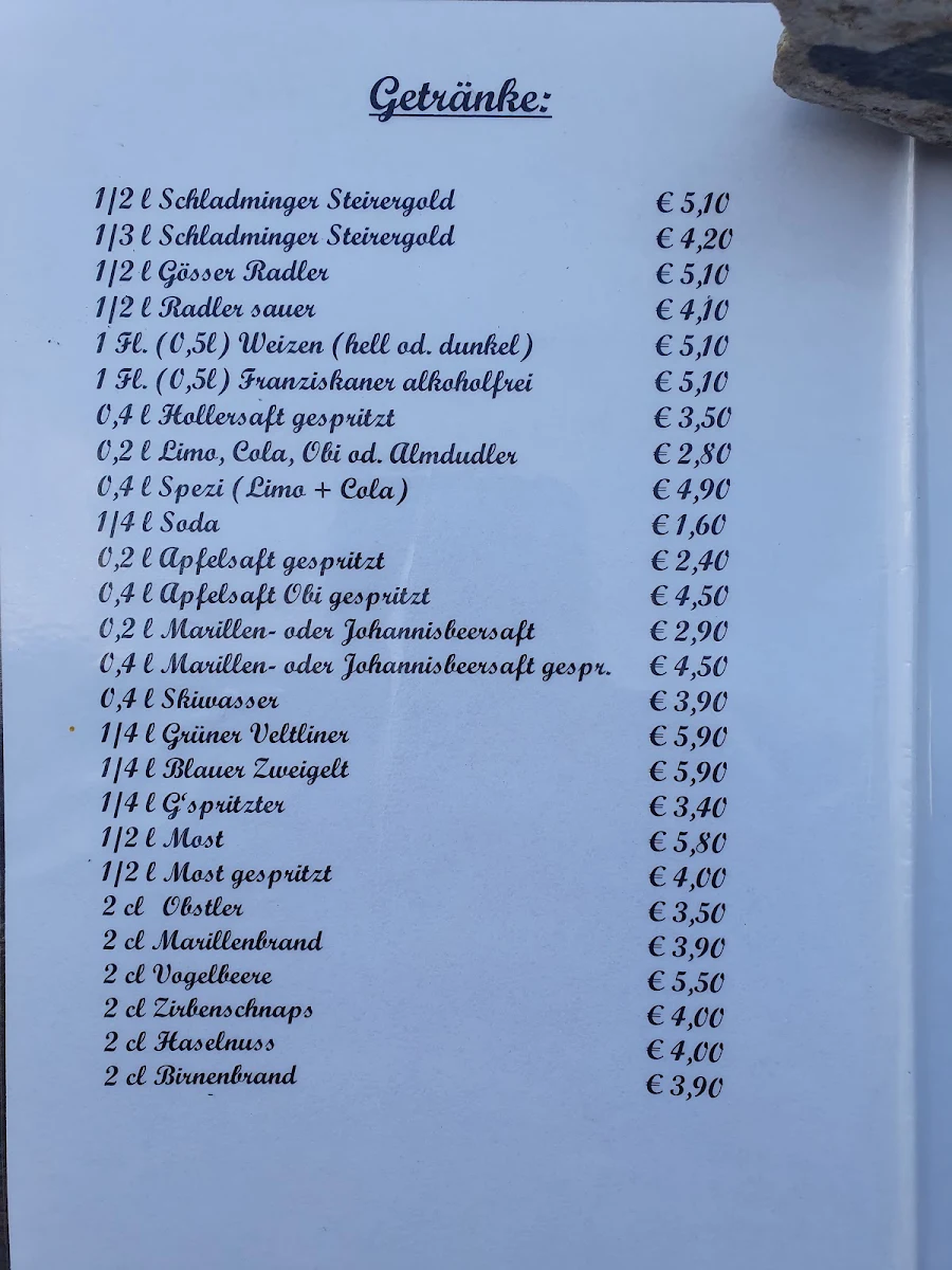 Speisekarte photo 1