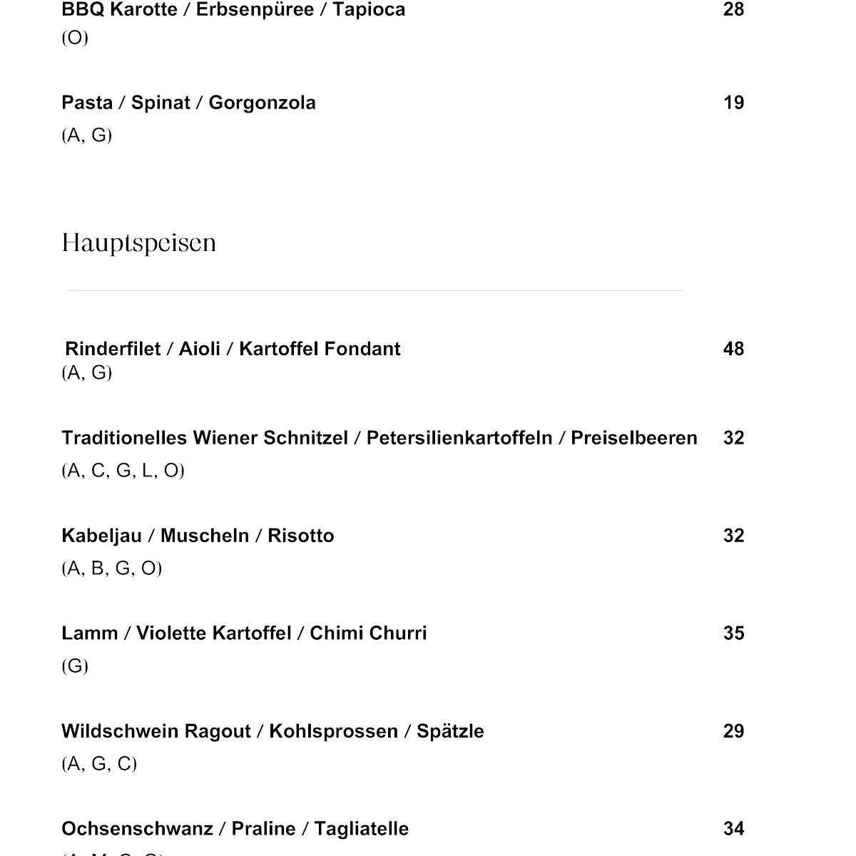 Speisekarte photo 5